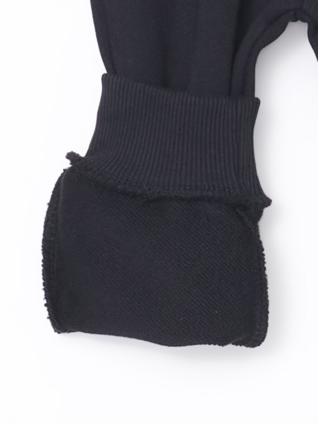 Siyah Beli Lastikli Erkek Çocuk Jogger Eşofman Alt-2