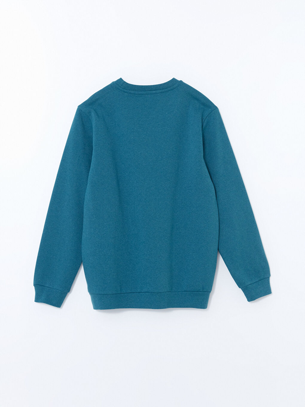 LCW ECO Petrol Bisiklet Yaka Uzun Kollu Baskılı Erkek Sweatshirt - 6