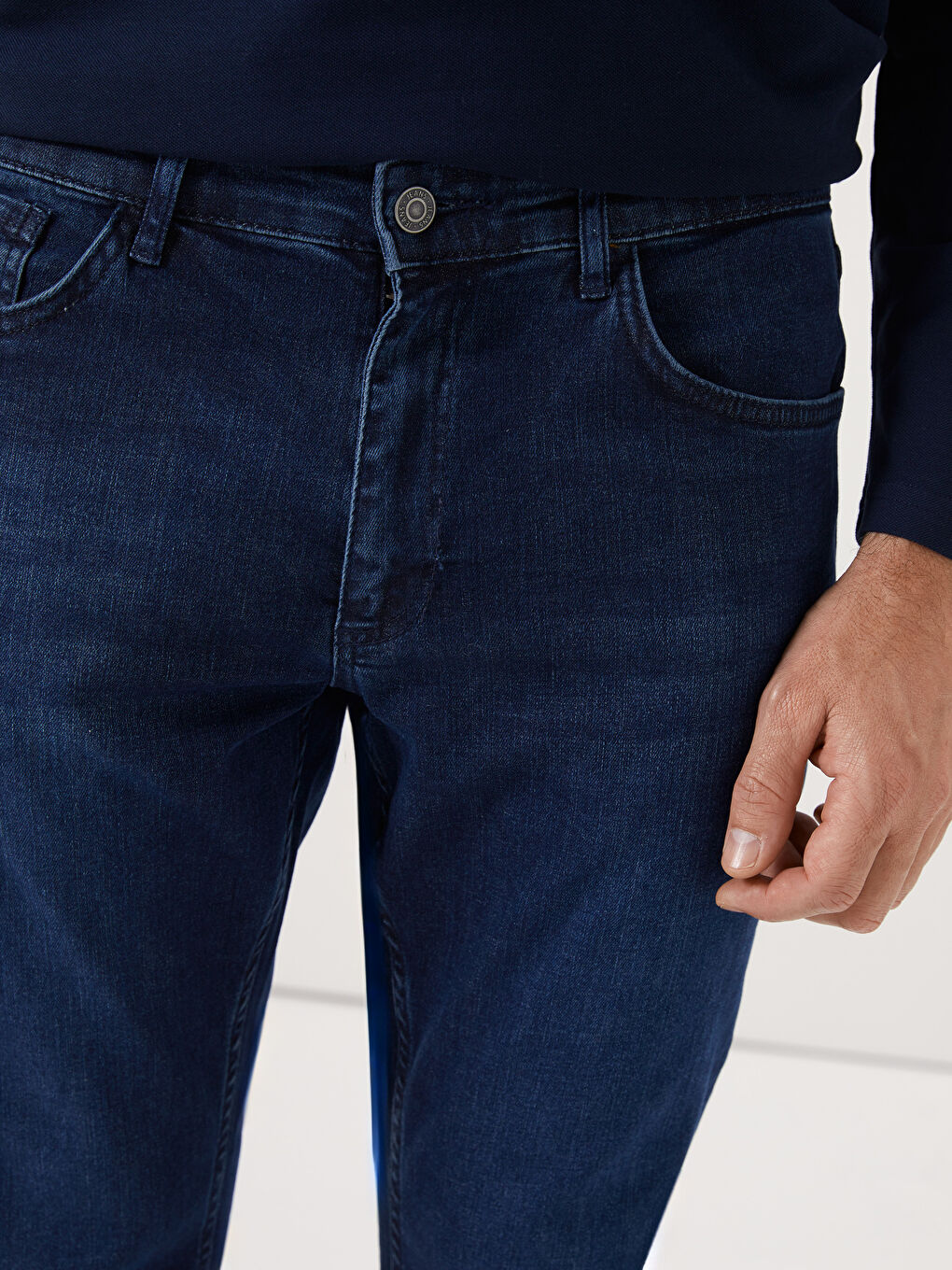 LCW ECO İndigo 750 Slim Fit Erkek Jean Pantolon - 2