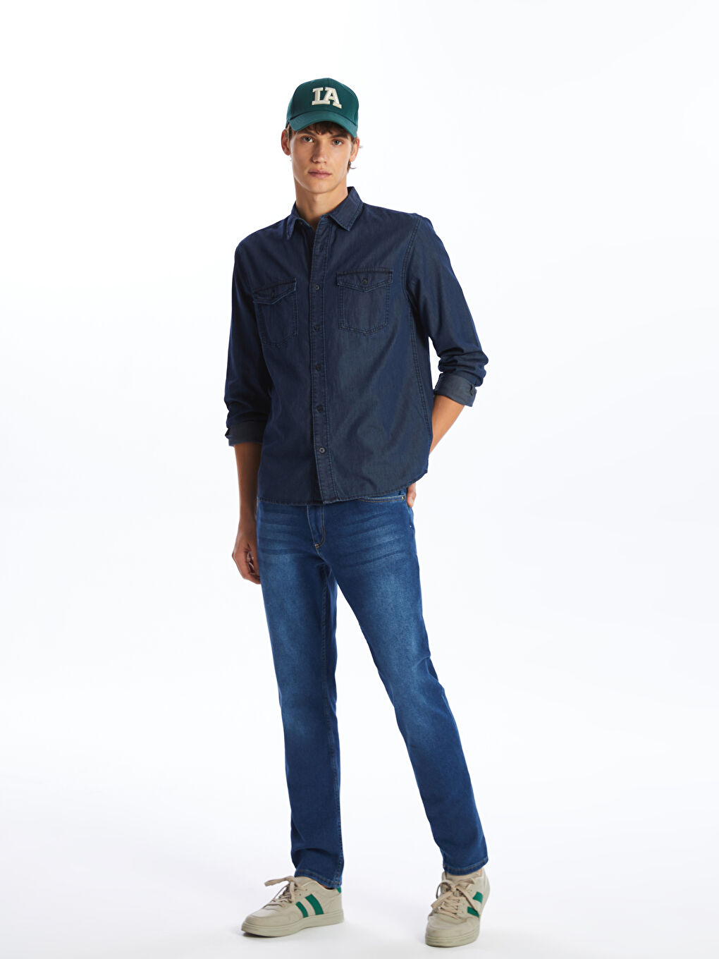 LCW ECO İndigo 750 Slim Fit Erkek Jean Pantolon