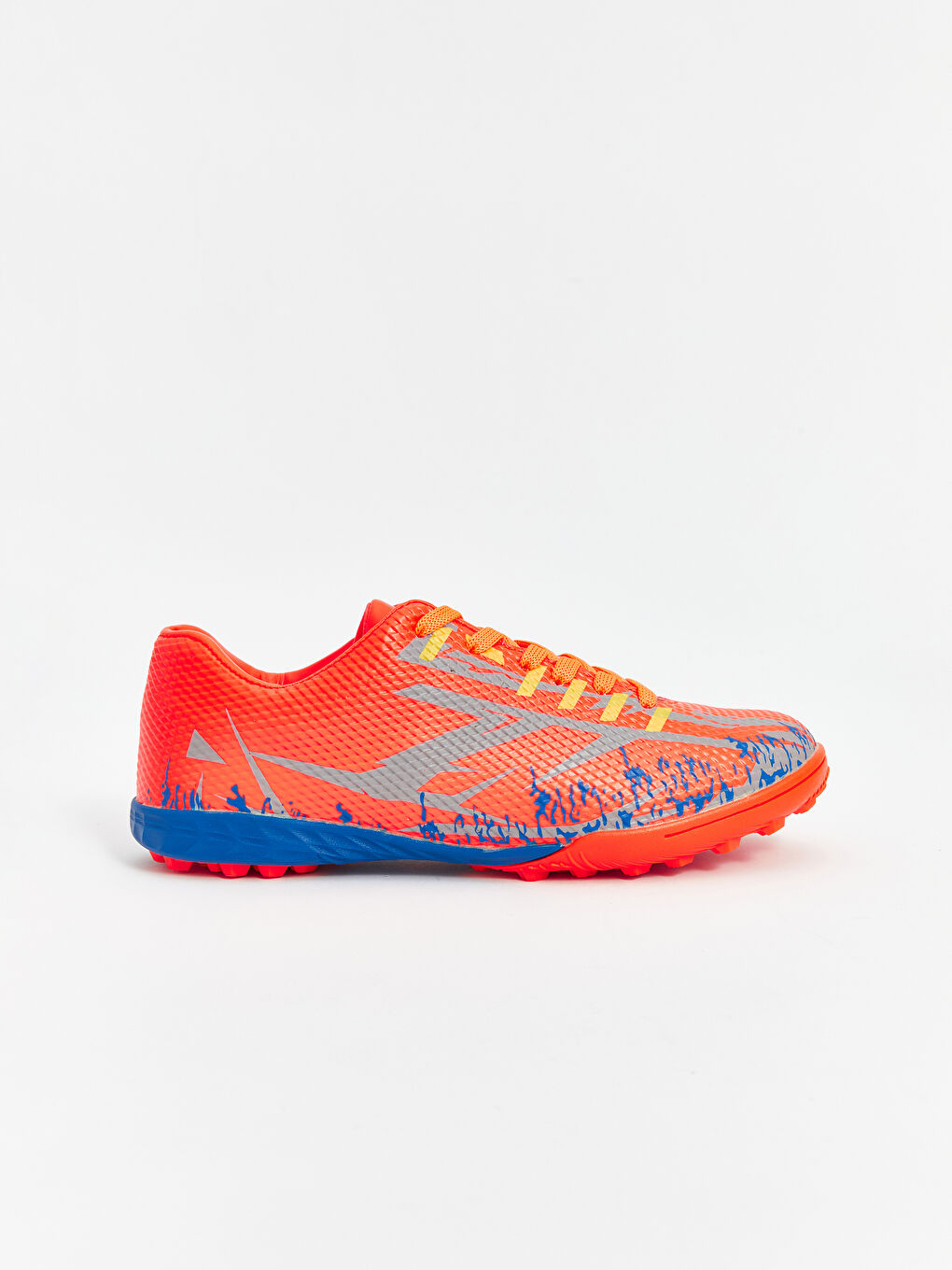 Printed Laced Boys' Soccer Shoes-1
