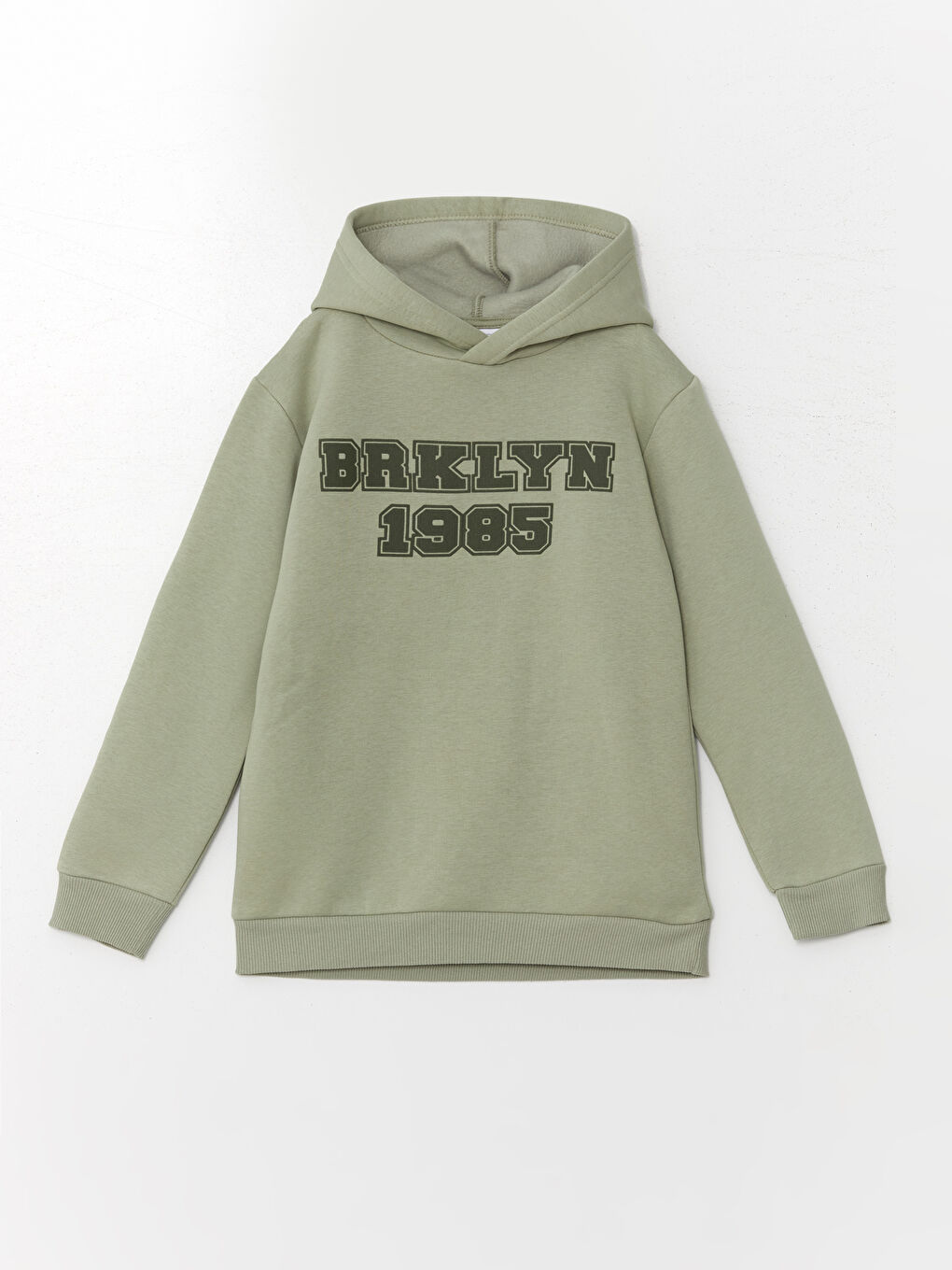 Mışıl Kids Açık Yeşil Baskılı Uzun Kollu Erkek Çocuk Hoodie ve Eşofman Altı - 1