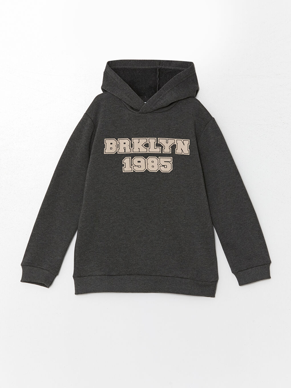 Mışıl Kids Antrasit Baskılı Uzun Kollu Erkek Çocuk Hoodie ve Eşofman Altı - 1