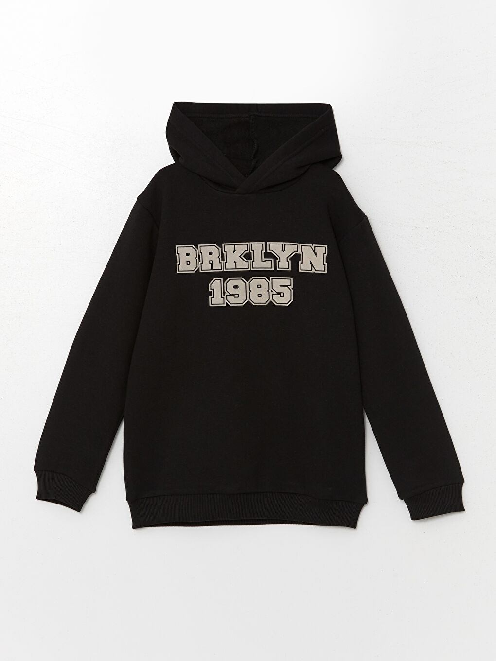 Mışıl Kids Siyah Baskılı Uzun Kollu Erkek Çocuk Hoodie ve Eşofman Altı - 1