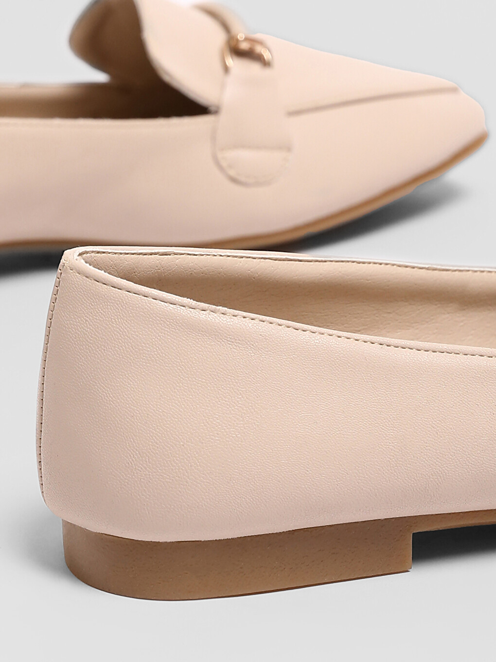 Faux Leather Women's Classic Shoes-3