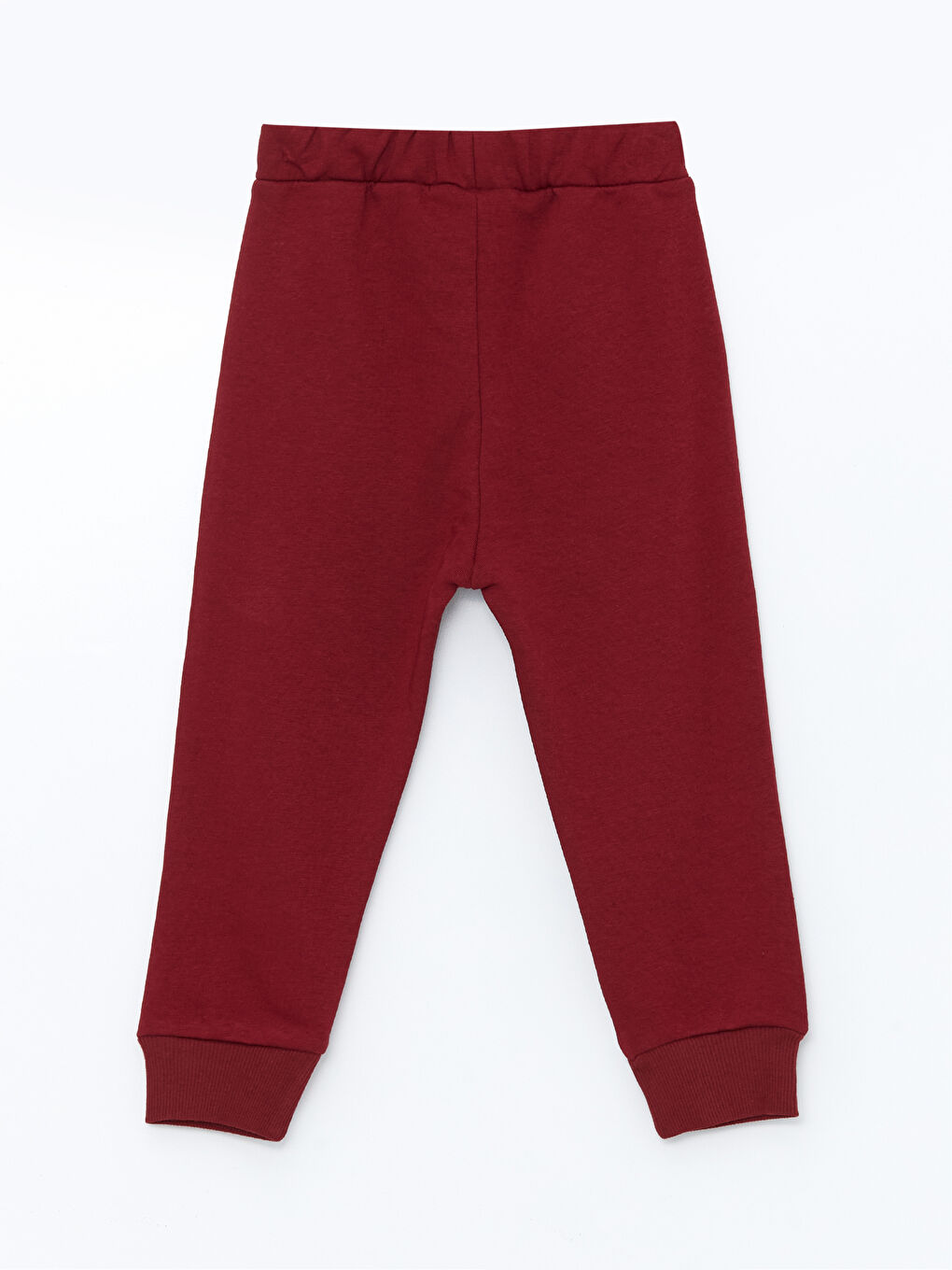 LCW ECO Bordo Beli Lastikli Erkek Çocuk Jogger Eşofman Alt - 1