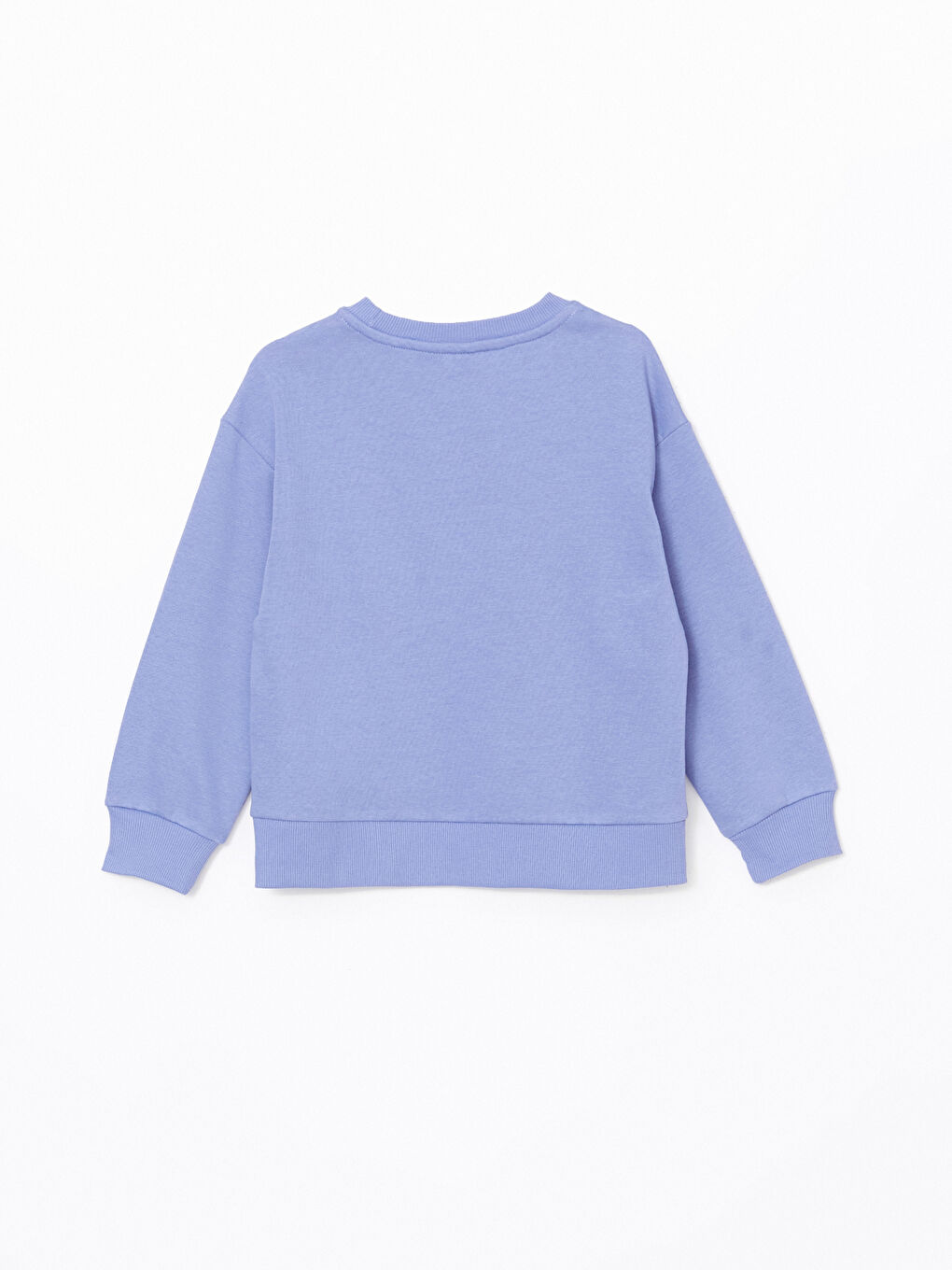 LCW Kids Lila Bisiklet Yaka Lilo ve Stitch Baskılı Kız Çocuk Sweatshirt ve Tayt - 3