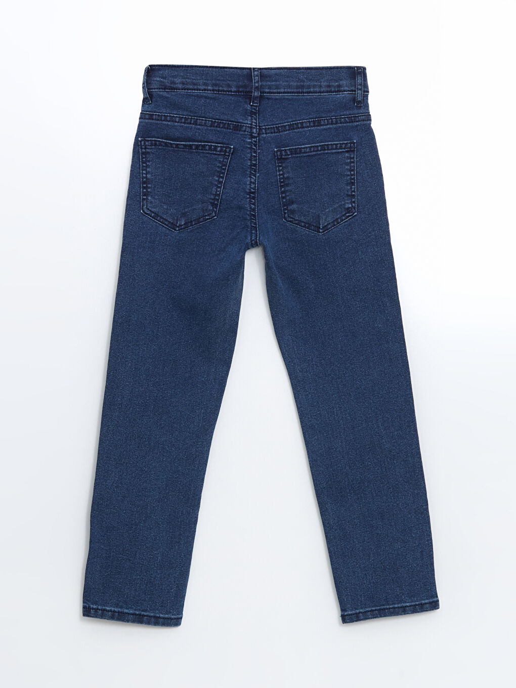 LCW ECO İndigo Beli Ayarlanabilir Lastikli Erkek Çocuk Jean Pantolon - 1