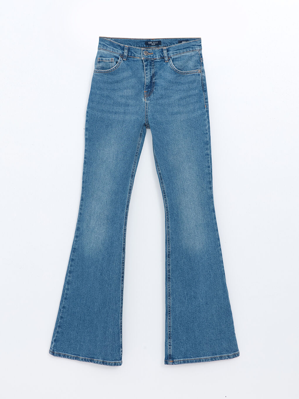 LCW Jeans Orta İndigo Rodeo Mars Flare Kadın Jean Pantolon - 4