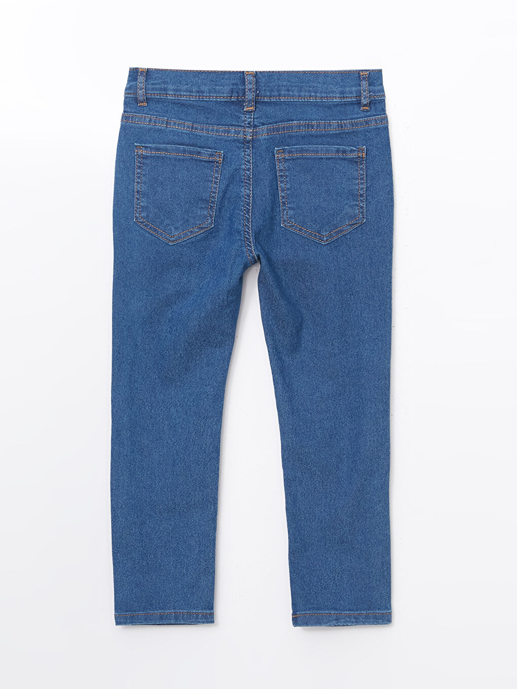 LCW ECO İndigo Beli Ayarlanabilir Erkek Çocuk Jean Pantolon - 1