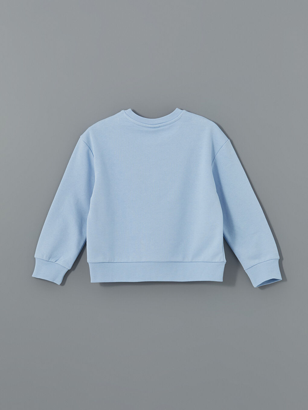 LCW Kids Açık Mavi Bisiklet Yaka Kız Çocuk Sweatshirt 2'li - 6