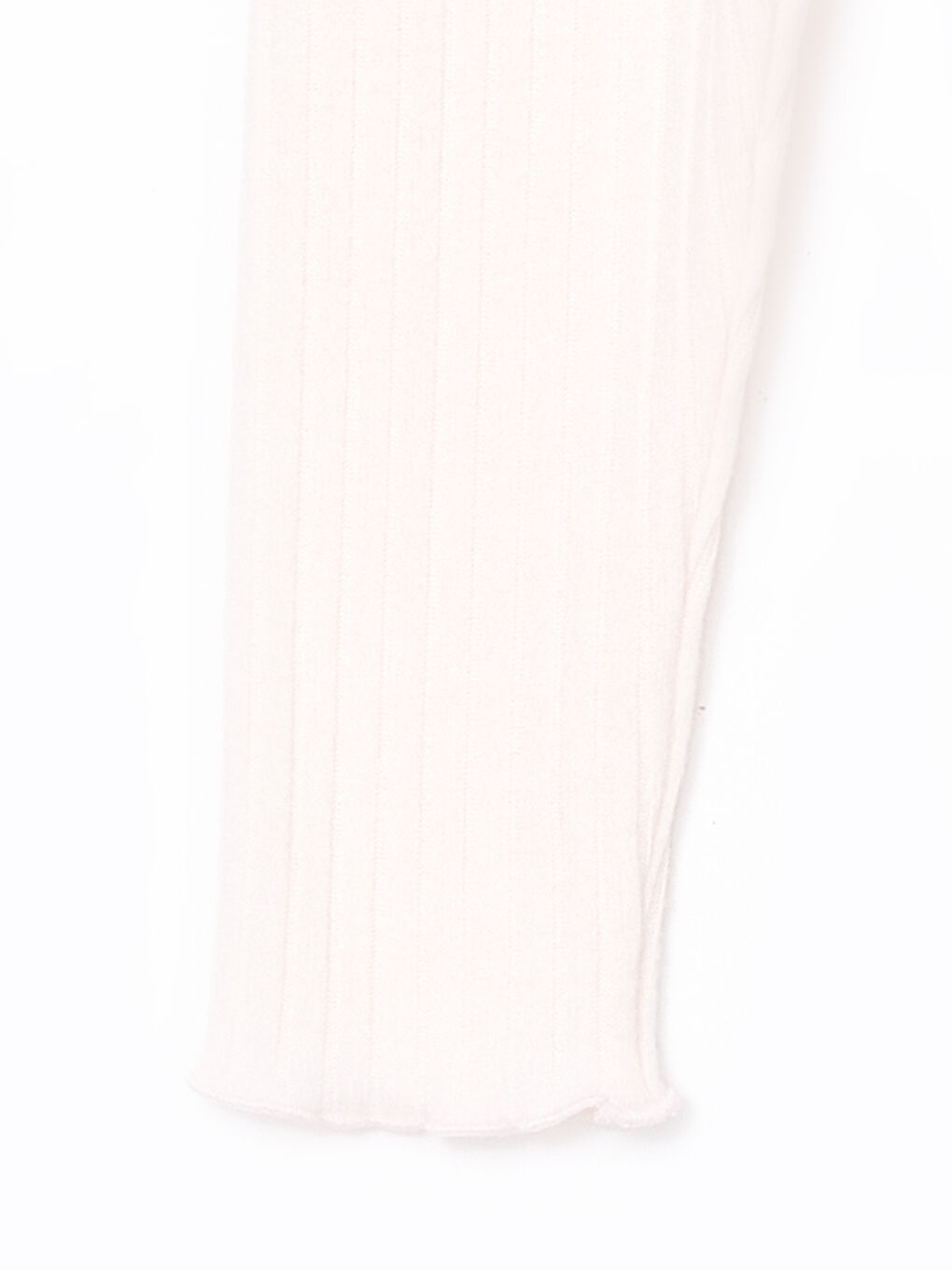 Pembe Beli Lastikli Kız Bebek Pijama Alt-2