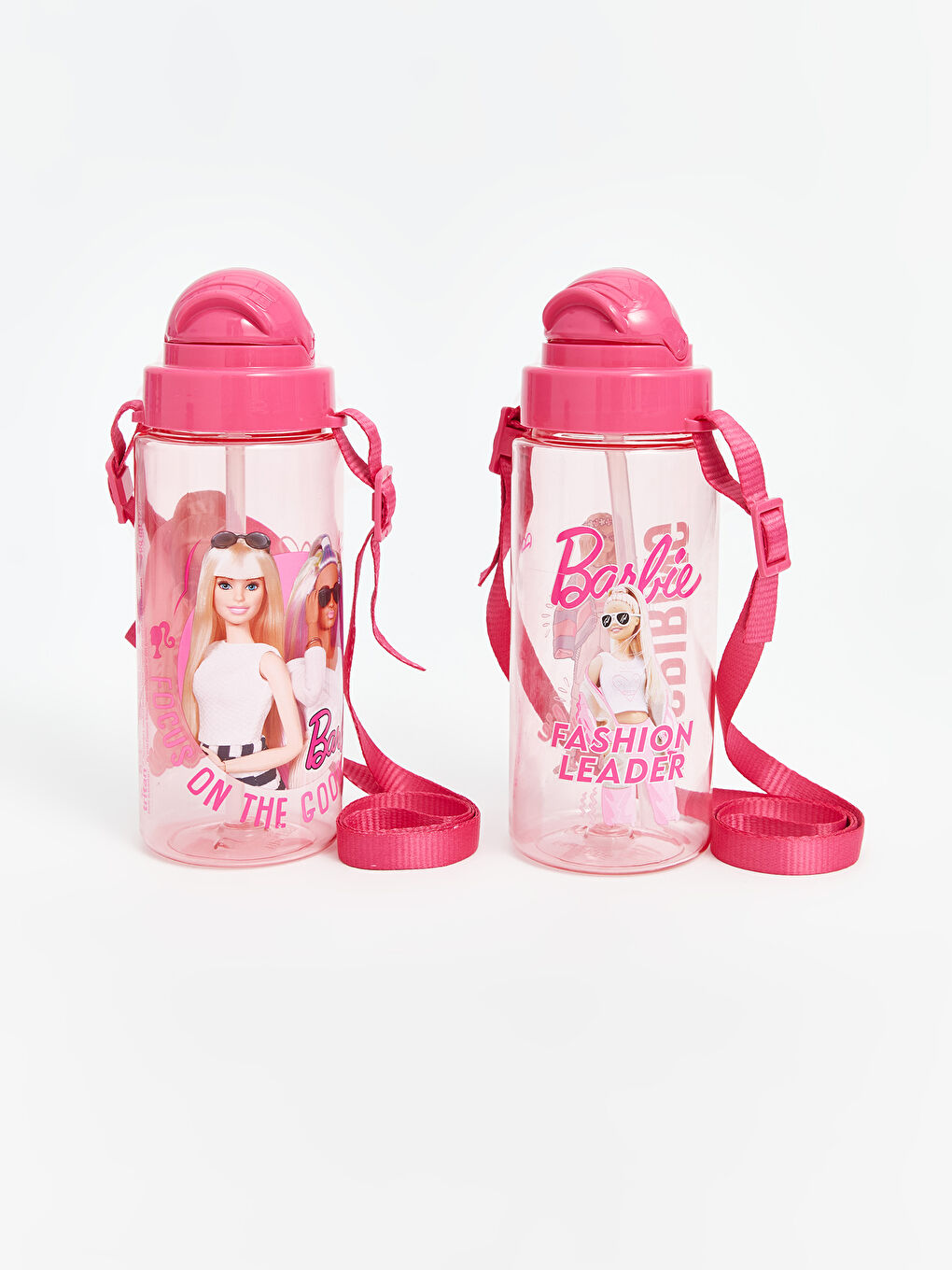 LCW ACCESSORIES Karışık Asorti Barbie Baskılı Kız Çocuk Pipetli Suluk