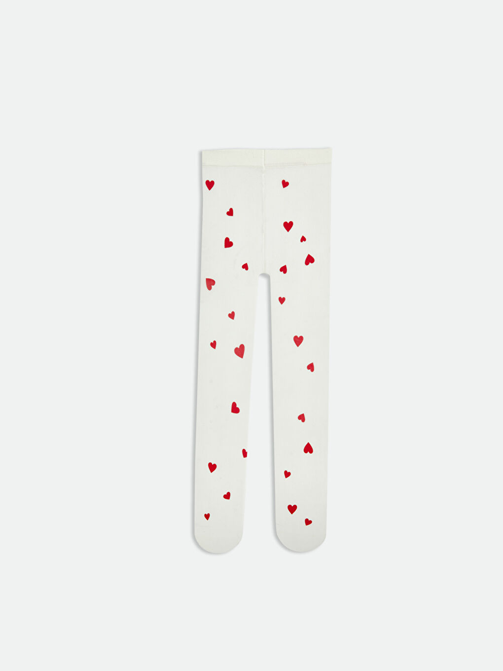 Ekru Baskılı Kız Bebek Külotlu Çorap