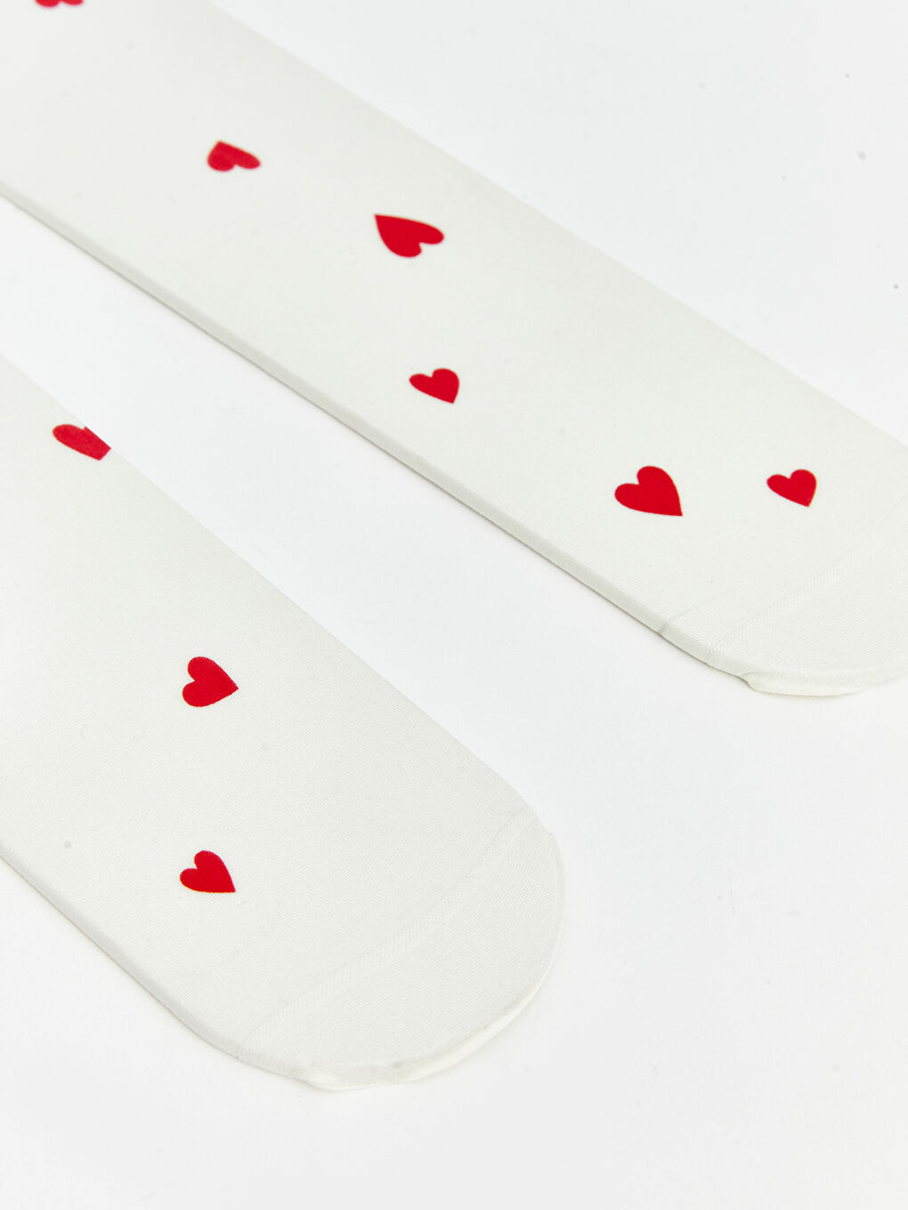 Ekru Baskılı Kız Bebek Külotlu Çorap-1