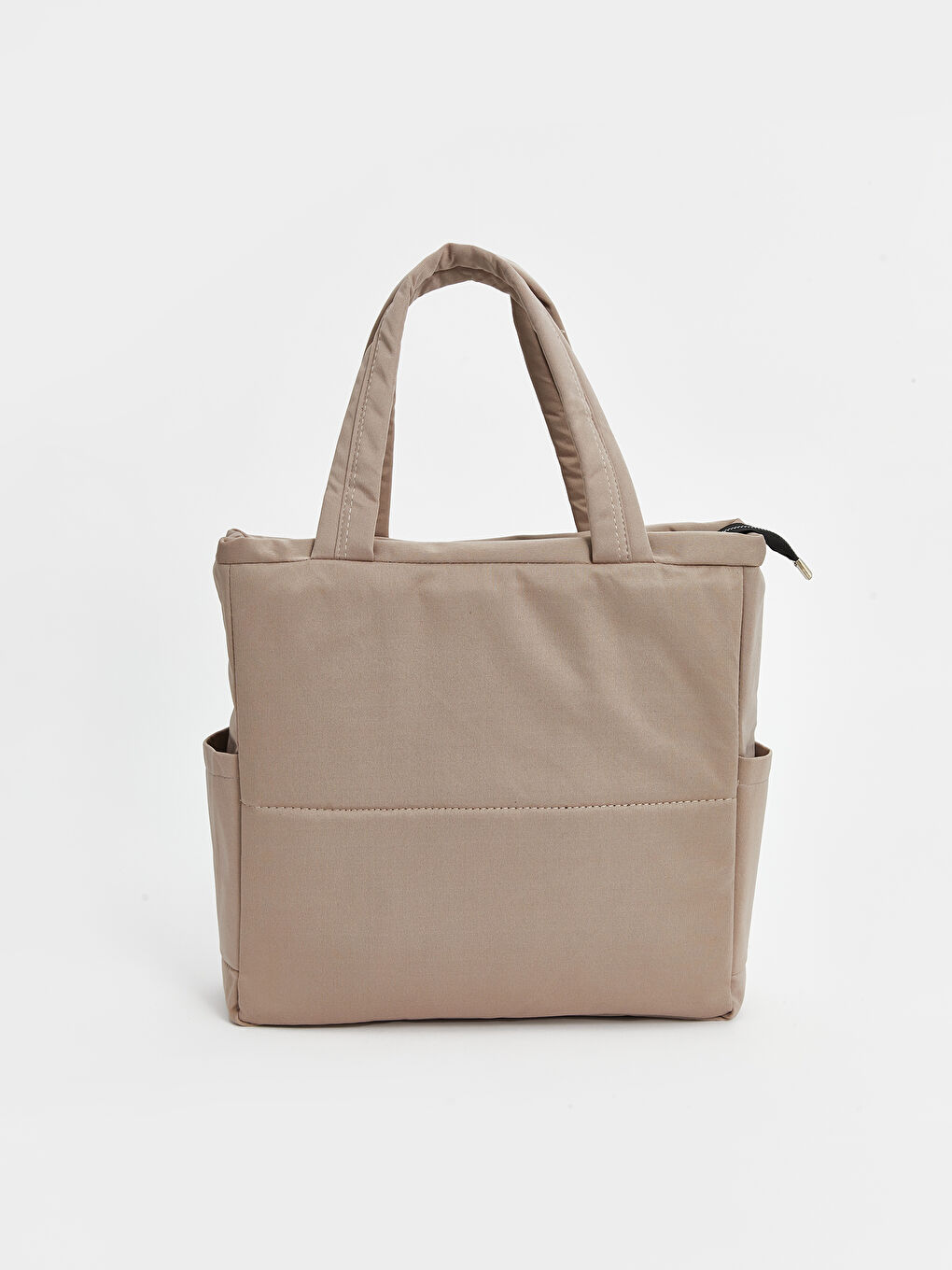 Pembe Fermuarlı Kadın Omuz Çantası