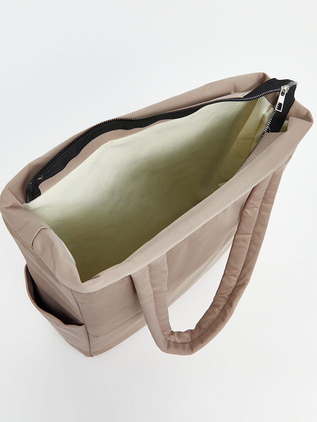 Pembe Fermuarlı Kadın Omuz Çantası-2