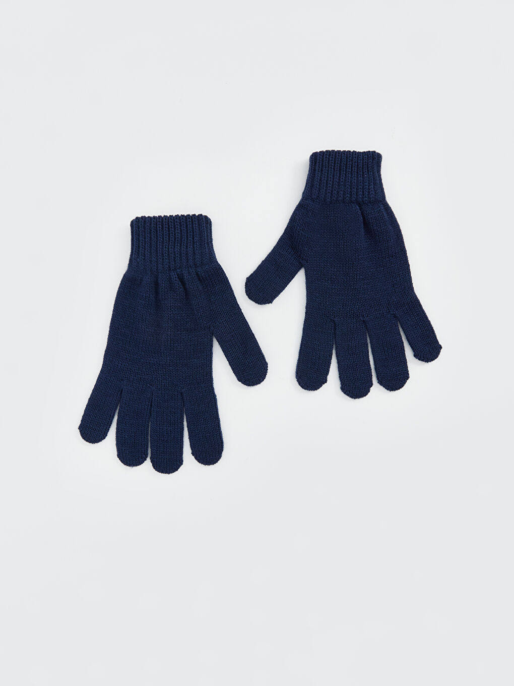 Lacivert Basic Erkek Triko Eldiven