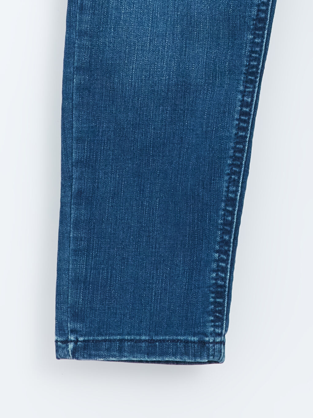 LCW ECO Orta İndigo Rodeo Beli Ayarlanabilir Lastikli Erkek Çocuk Jean Pantolon - 1