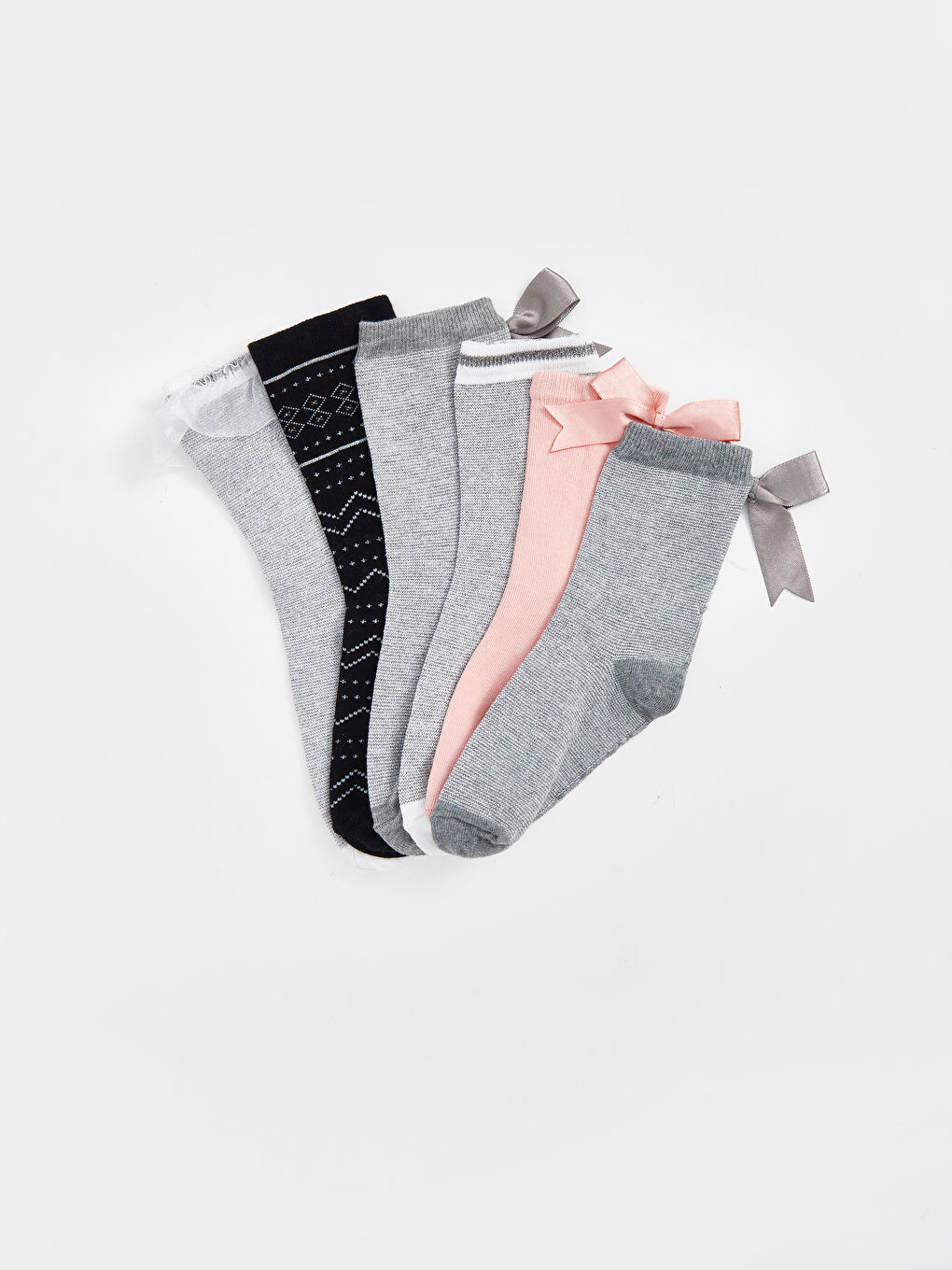 Chaussettes de Cheville pour Filles Paquet de 6-1