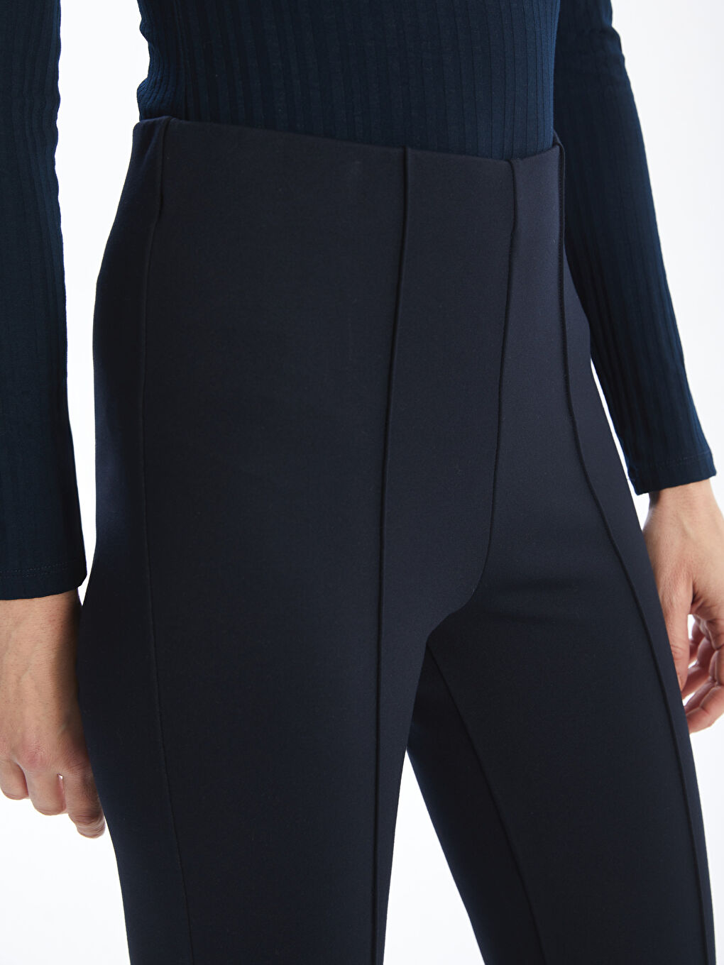 Extra Slim Fit Flared Women's Trousers-2