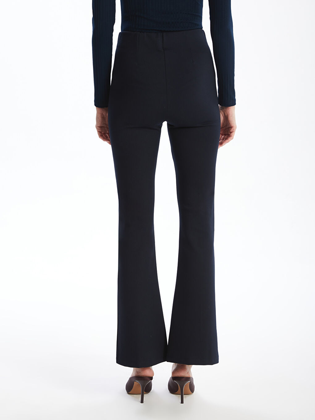 Extra Slim Fit Flared Women's Trousers-3