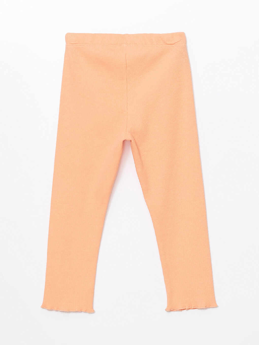 Mercan Beli Lastikli Basic Kız Çocuk Tayt-1