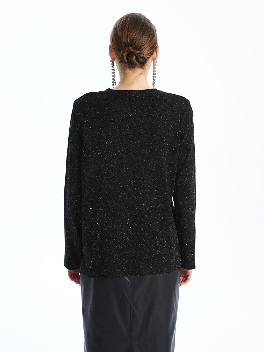 LCWAIKIKI Basic Crew Neck Bright Look Long Sleeve Women's Knitwear Sweater -W4KN29Z8-CVL