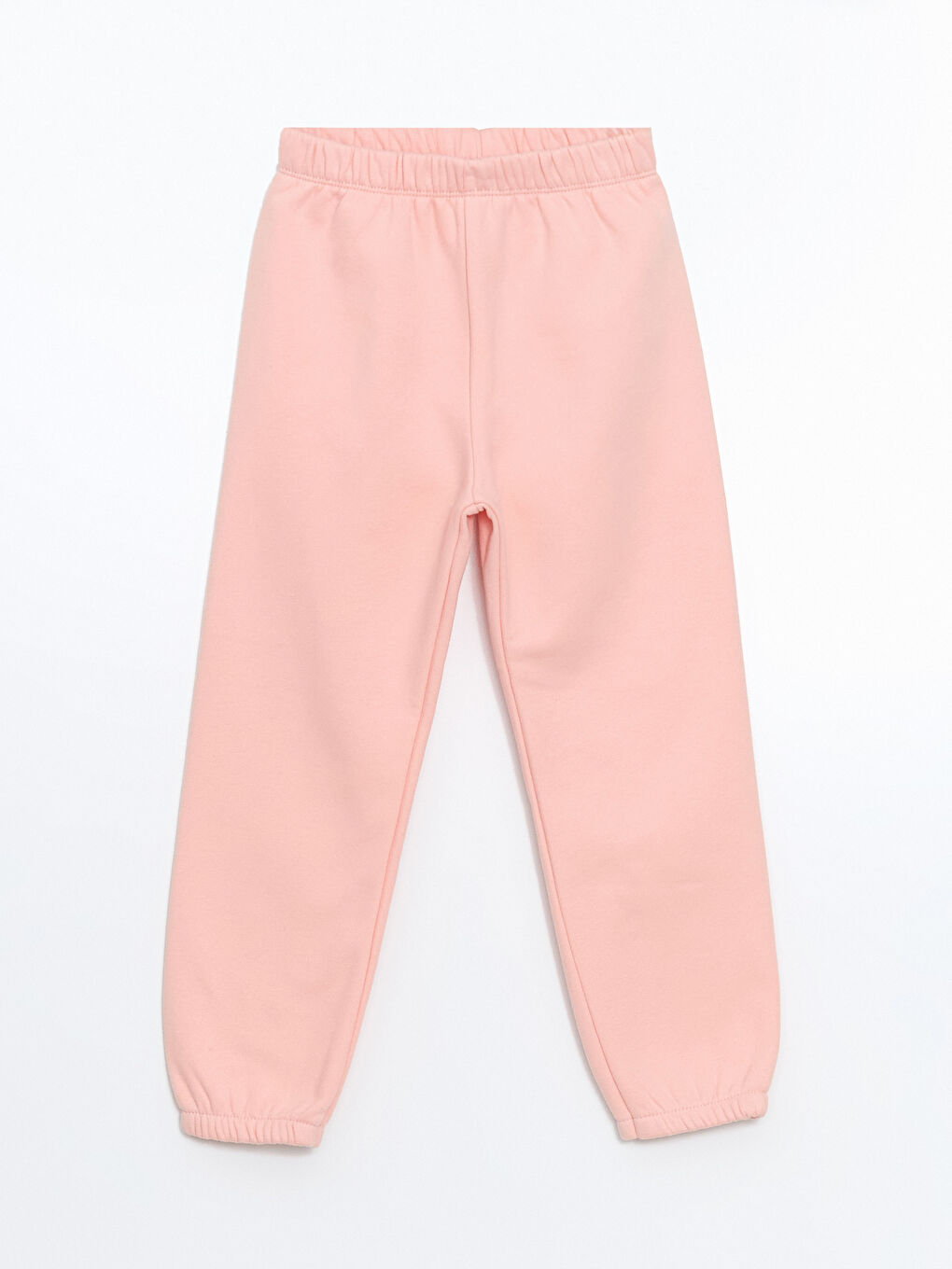 LCW Kids Pembe Beli Lastikli Kız Çocuk Jogger Eşofman Altı