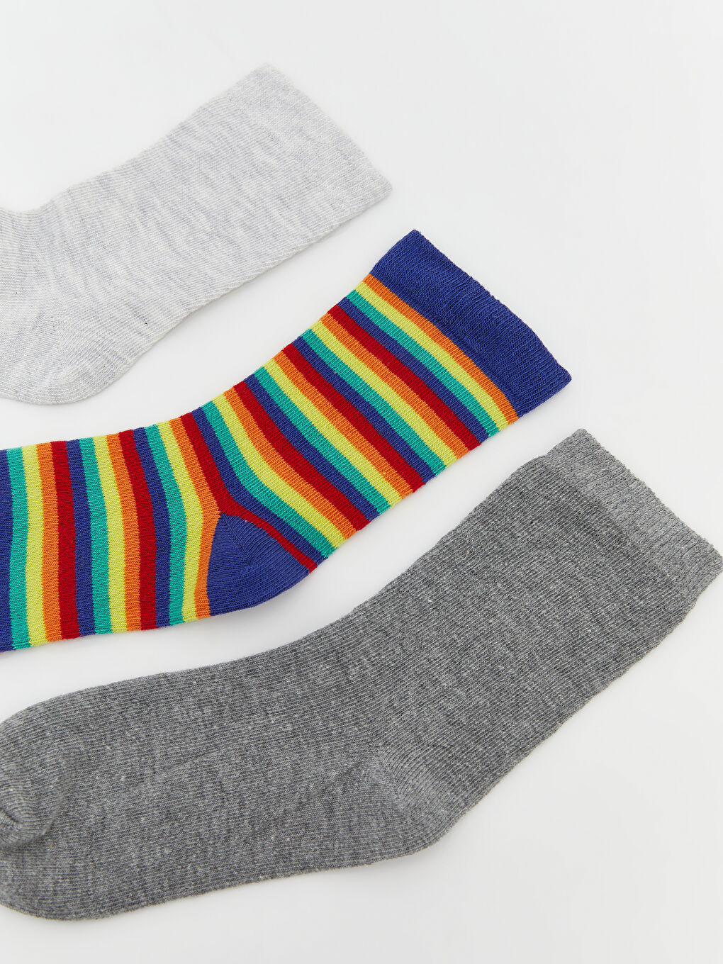 Karışık Erkek Bebek Soket Çorap 3'lü-1