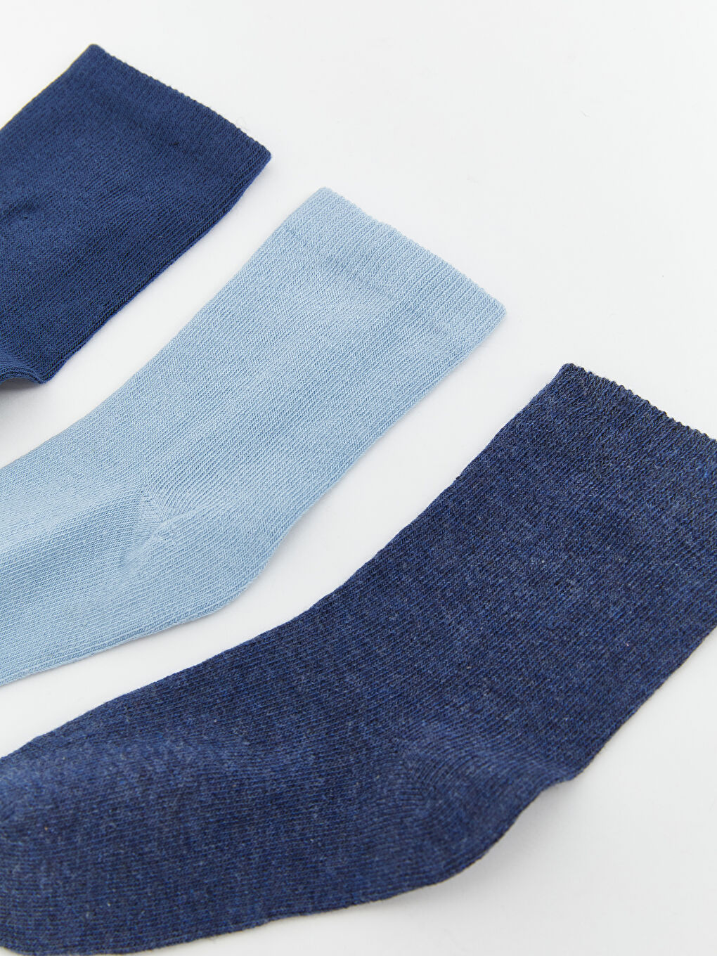 Karışık Basic Erkek Çocuk Soket Çorap 3'lü-1