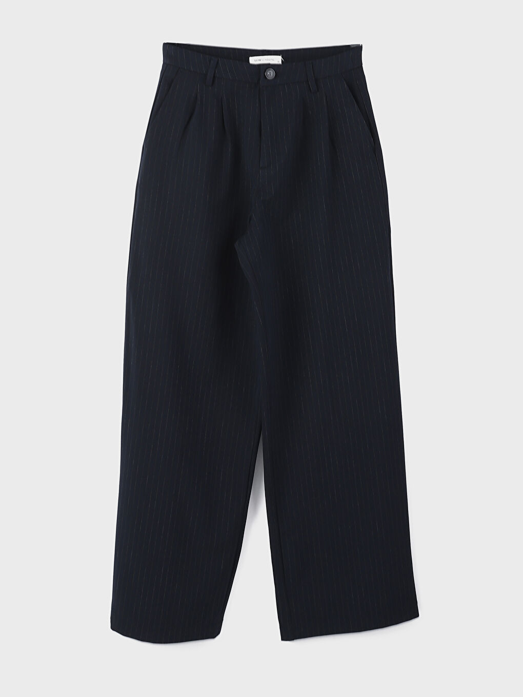 Loose Fit Striped Women's Trousers -W4KO88Z8-LGS