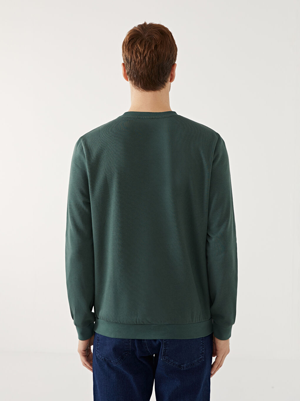 Crew Neck Men's Sweatshirt-3