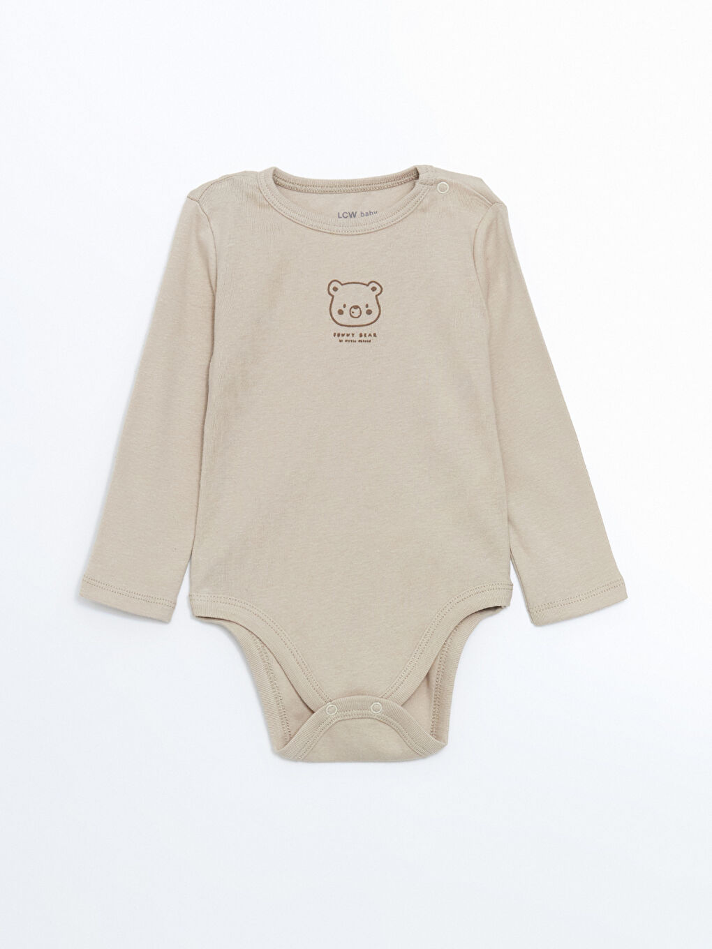 LCW baby Printed Baby Boy Snap Fastener Bodysuit 2 Pack -W4KR28Z1-G1Y