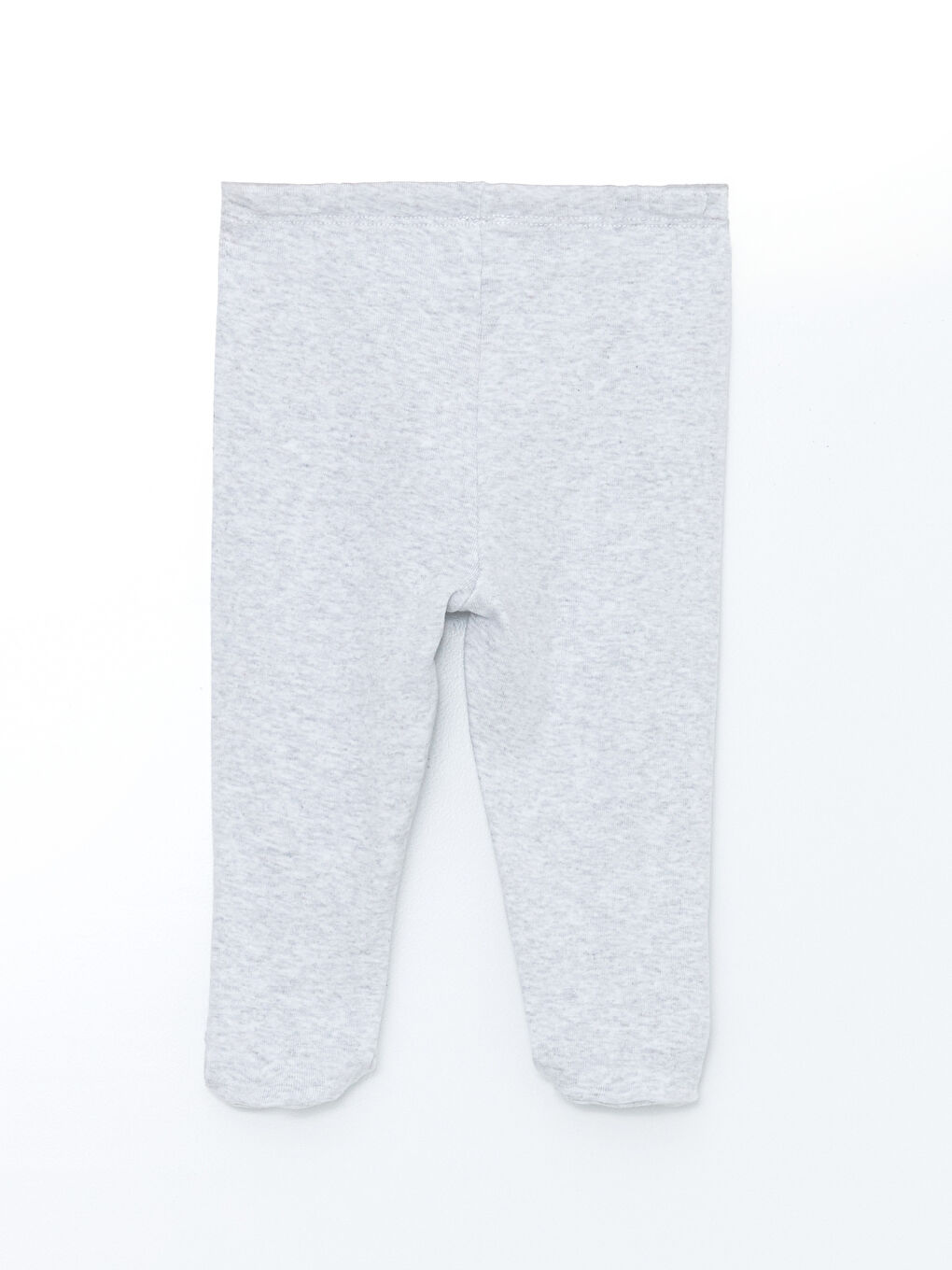 Beyaz Basic Erkek Bebek Pantolon-1