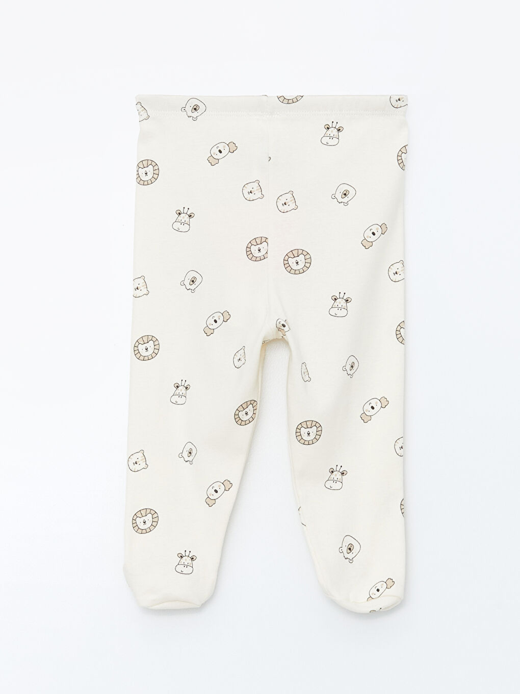 Ekru Basic Erkek Bebek Pantolon-1