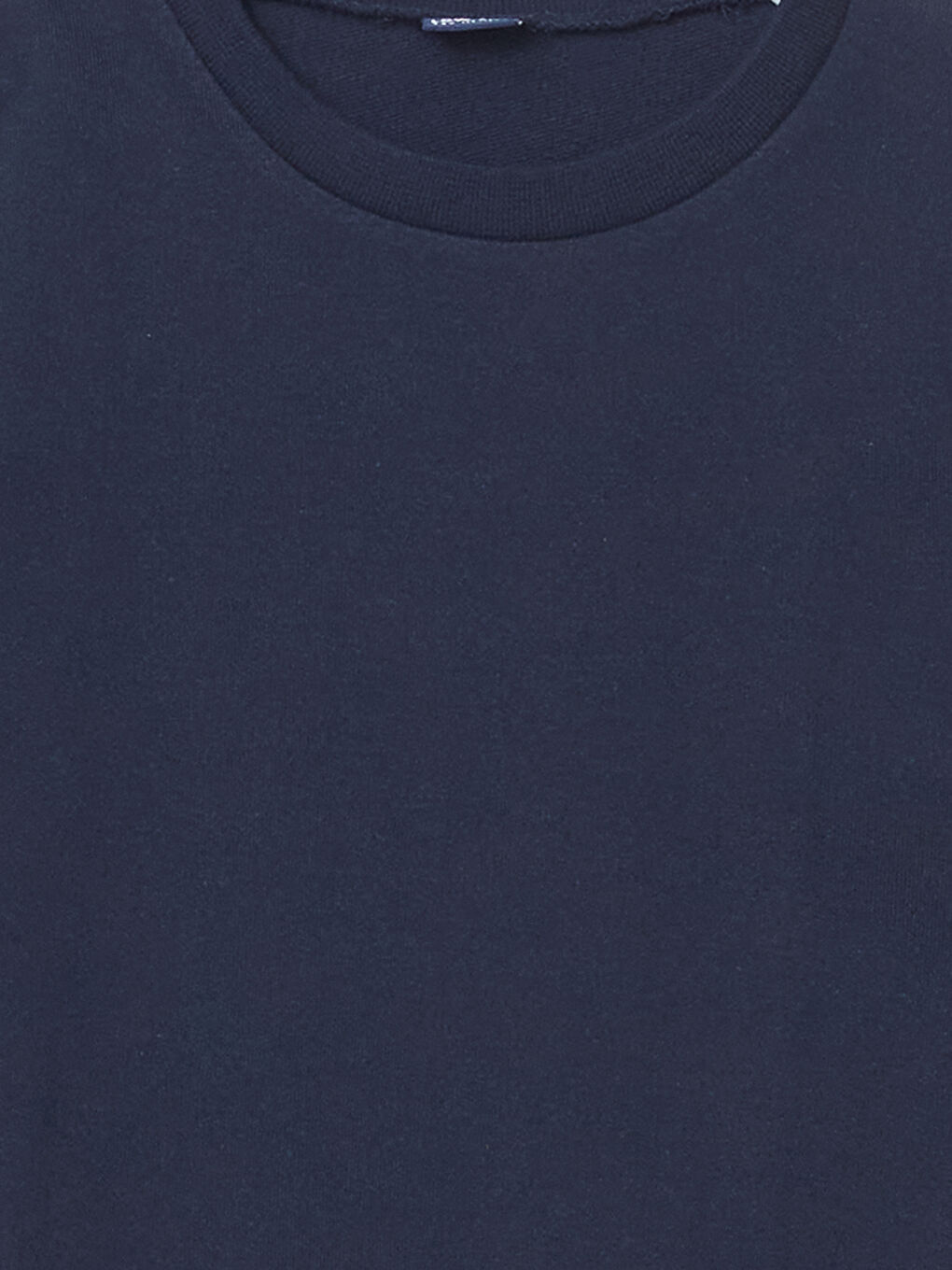 Lacivert Bisiklet Yaka Erkek Çocuk Sweatshirt-1