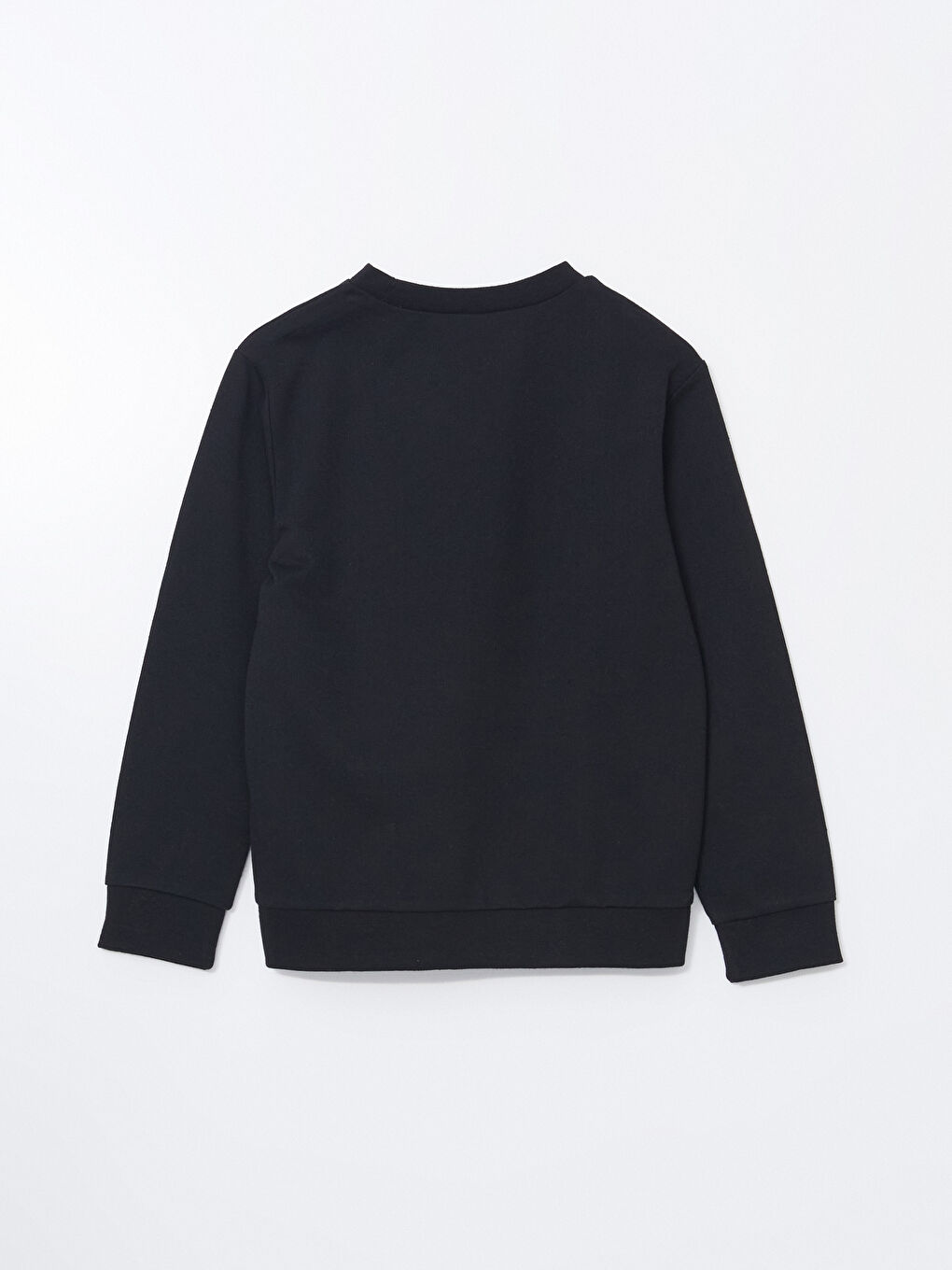 LCW ECO Siyah Bisiklet Yaka Erkek Çocuk Sweatshirt - 2