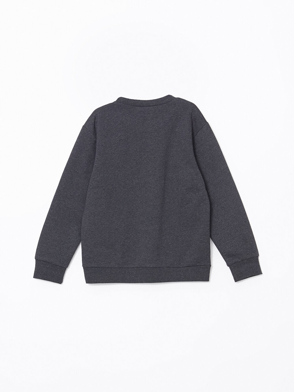 LCW ECO Antrasit Bisiklet Yaka Erkek Çocuk Sweatshirt - 2