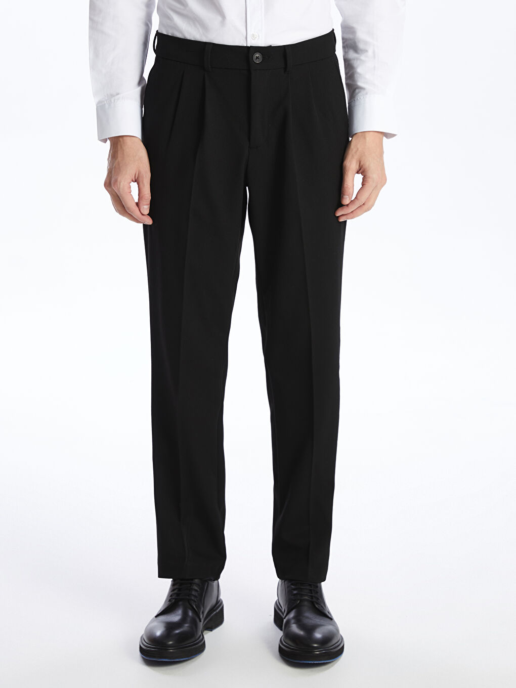 LCWAIKIKI Formal Siyah Regular Fit Erkek Pantolon - 1