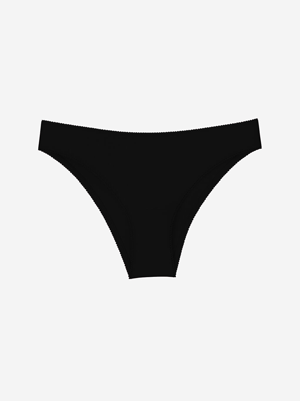 Siyah Düz Brazilian Külot