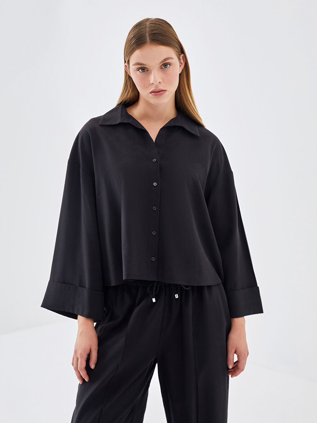 Oversize Women's Shirt -W4KV66Z8-CVL