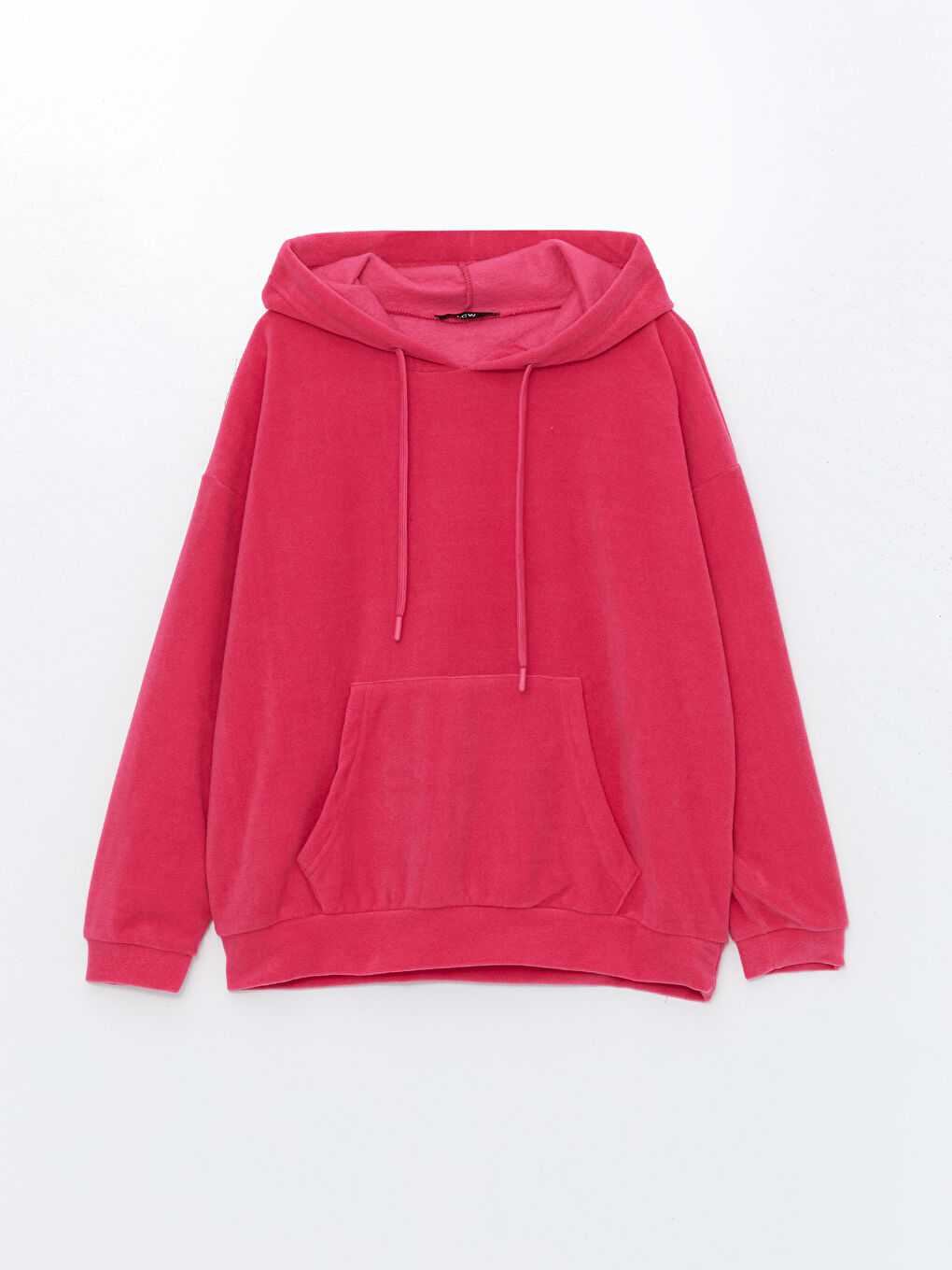 Kırmızı Kadın Hoodie-4