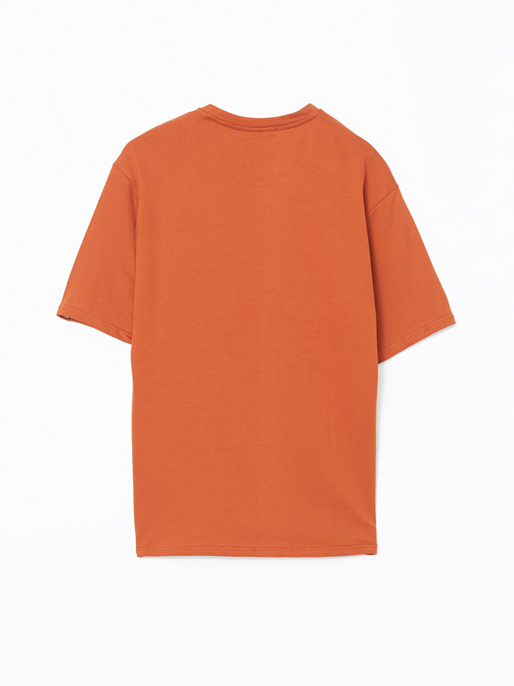 Crew Neck Short Sleeve Men's Sweatshirt-5