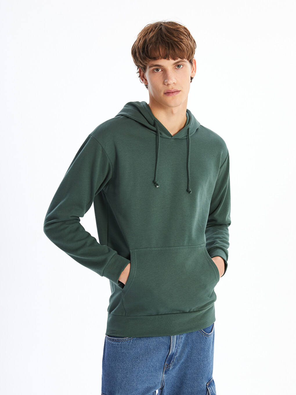 Sweatshirt À Capuche Épais Pour Hommes À Manches Longues