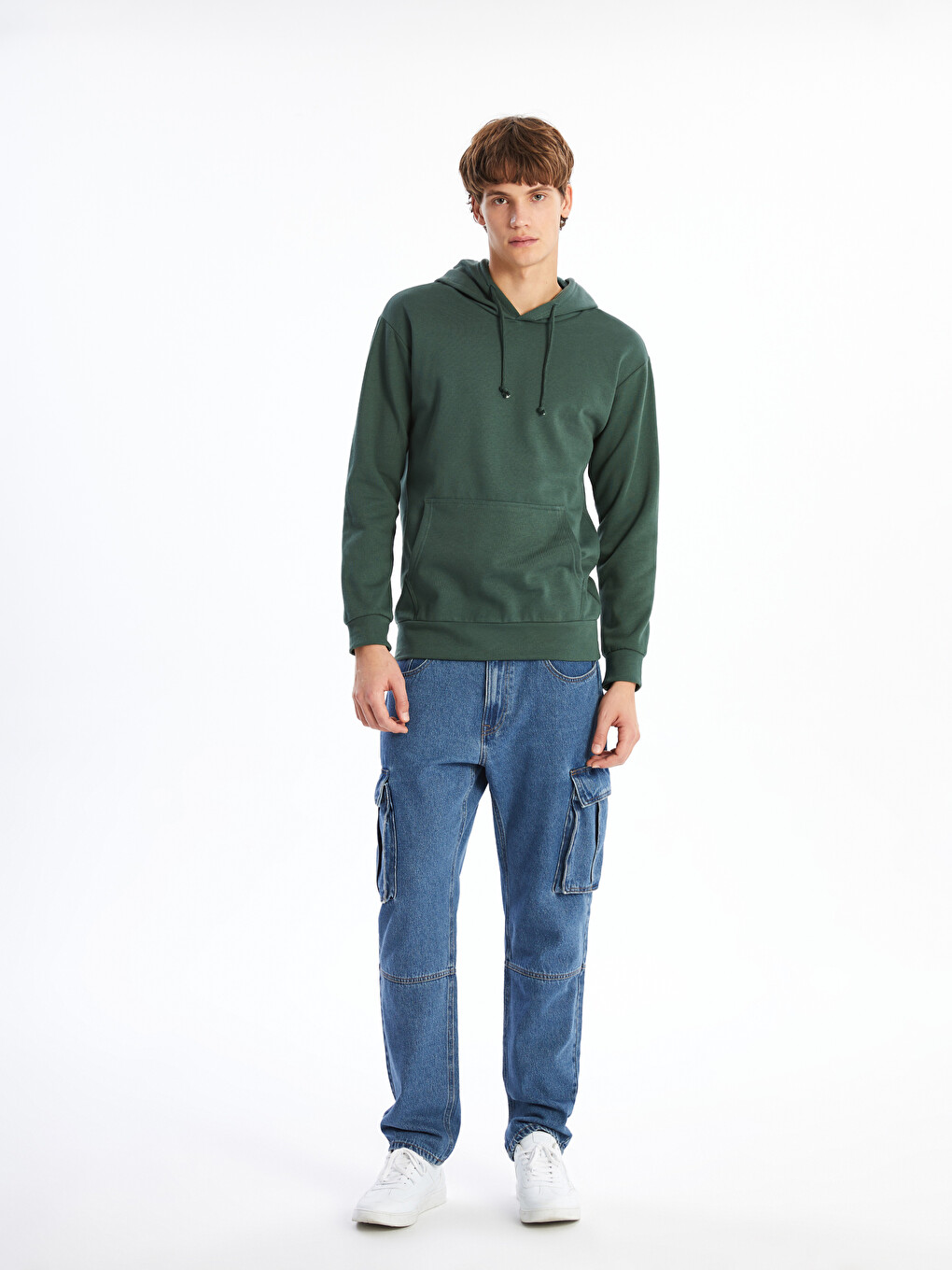 Sweatshirt À Capuche Épais Pour Hommes À Manches Longues-1