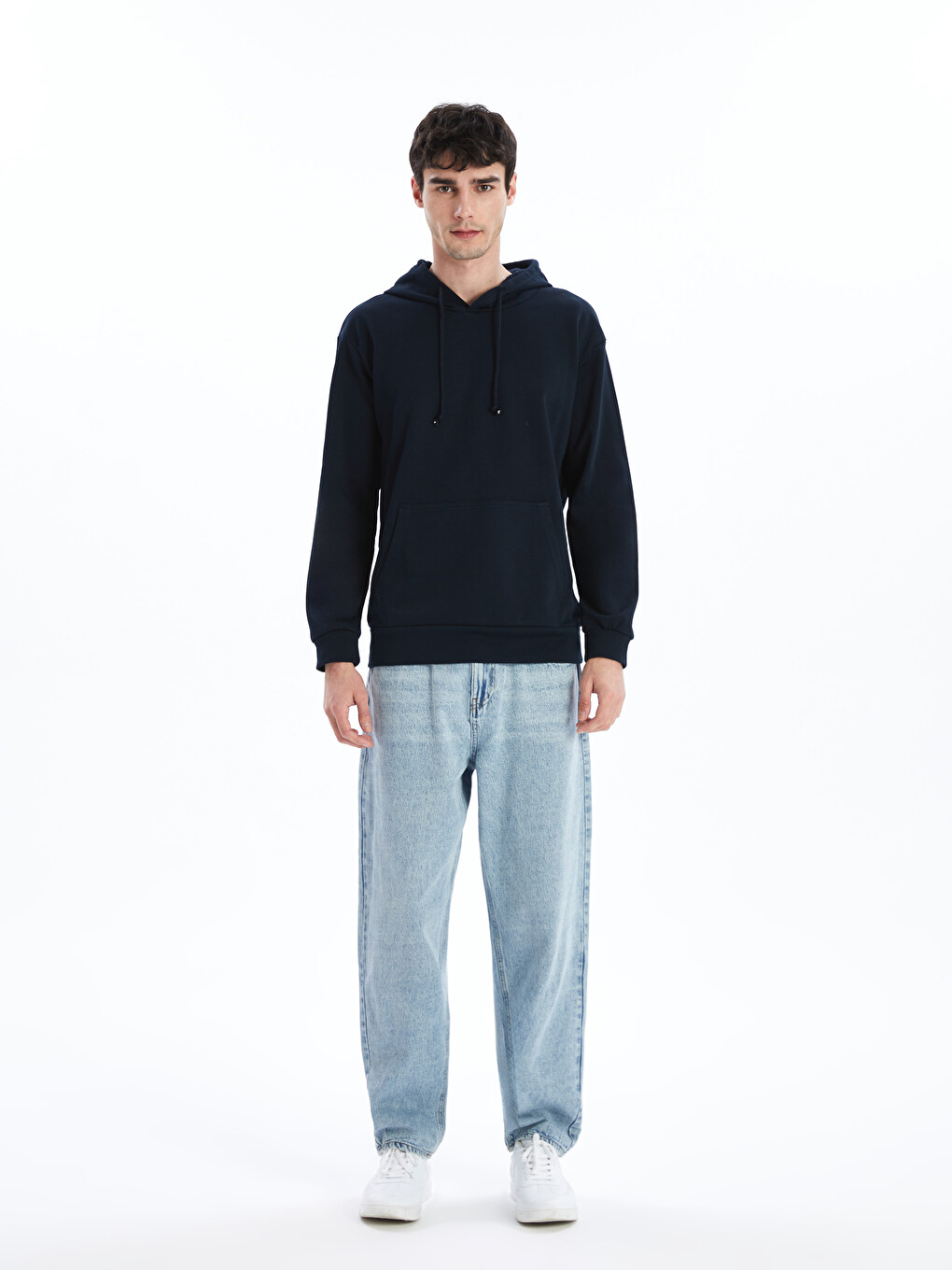 Sweatshirt À Capuche Épais Pour Hommes À Manches Longues-1