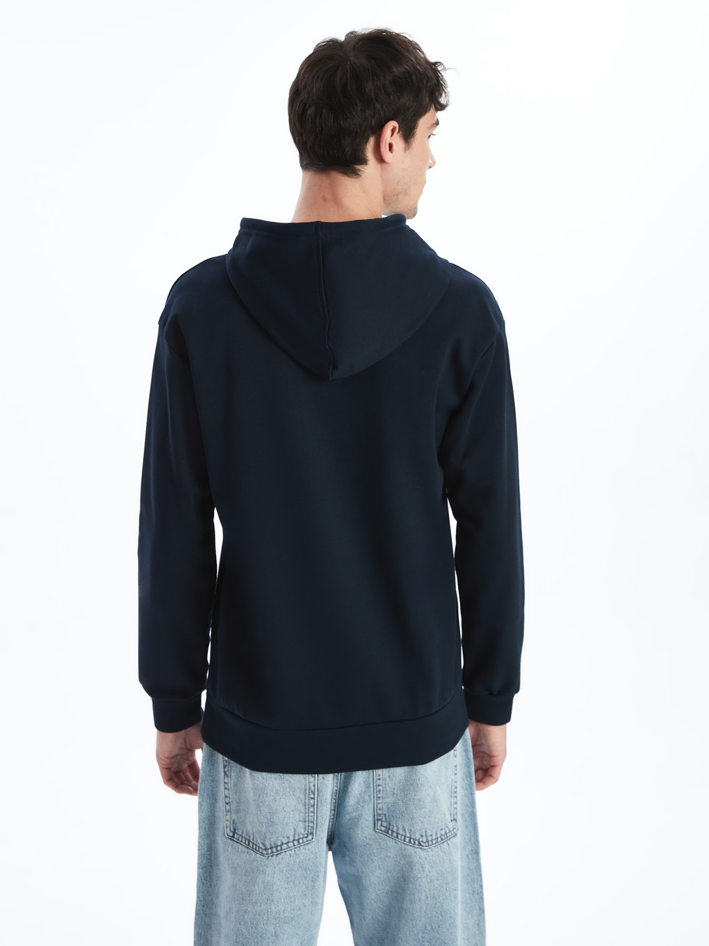Sweatshirt À Capuche Épais Pour Hommes À Manches Longues-3