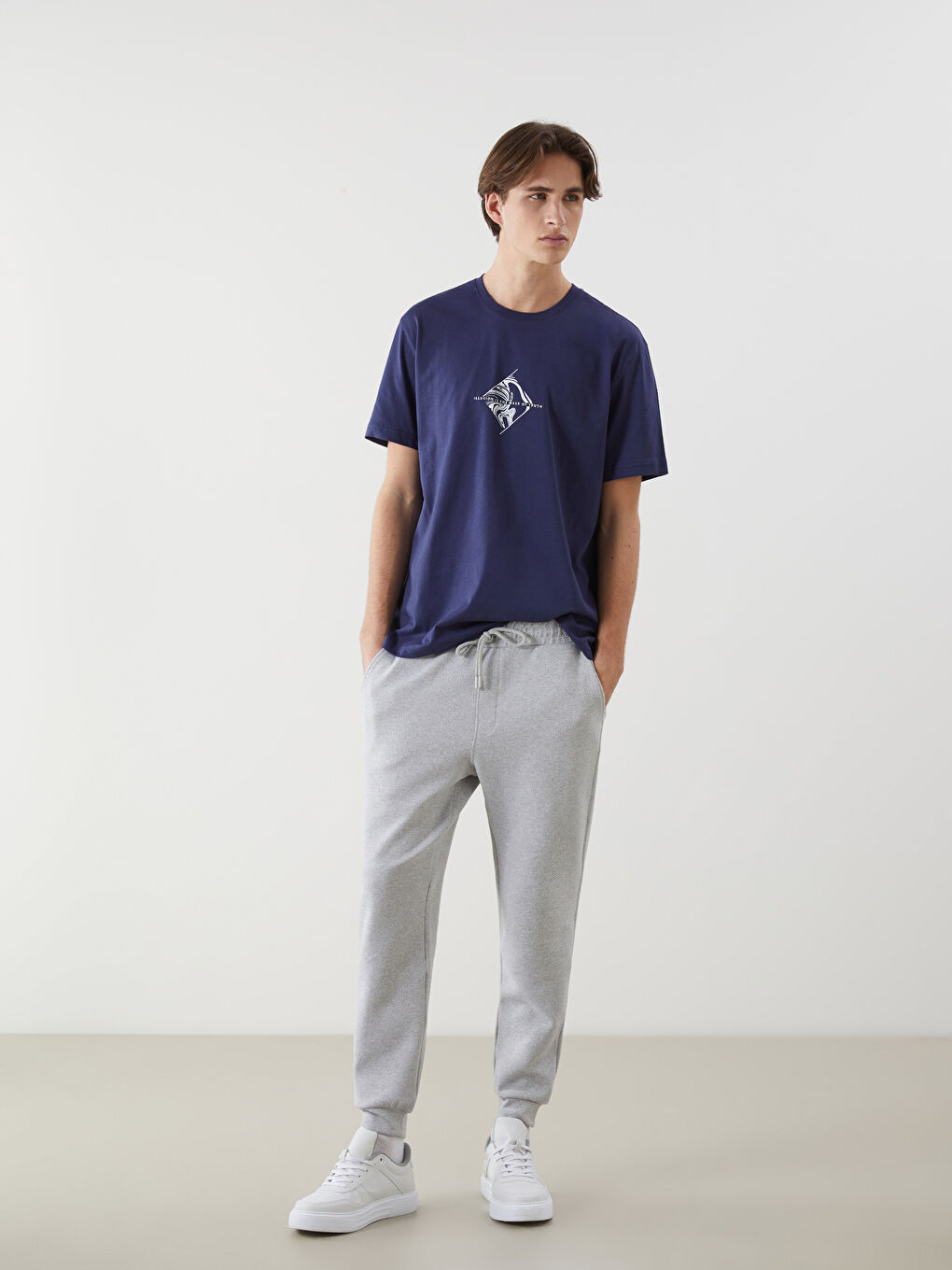 Standard Fit Men's Jogger Sweatpants -W4L012Z8-LAL