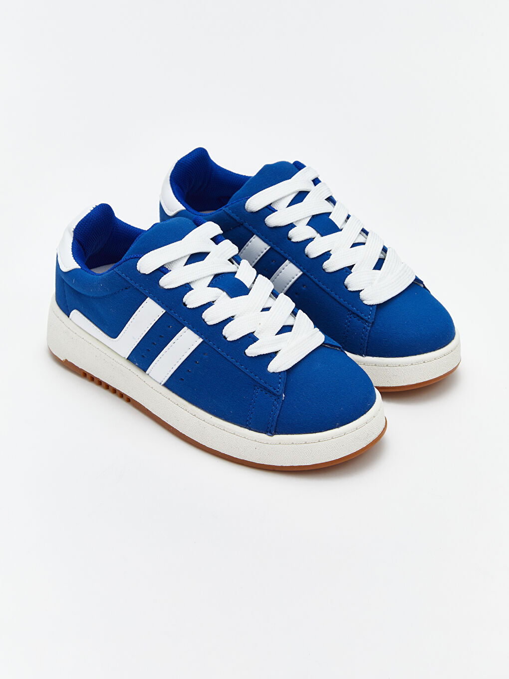 Mavi Leopar Desenli Kadın Spor Ayakkabı